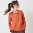 Pulover cu nasturi, cu model perlat