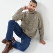 Sweter z golfem