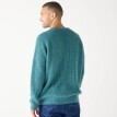 Sweter z okrągłym dekoltem, dzianina gładka z 30% wełny
