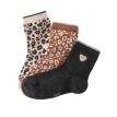 Súprava 3 párov ponožiek s leopardím vzorom