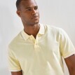 Tricou polo cu mânecă scurtă din tricot piqué cu dungi pe mâneci și guler