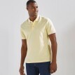 Tricou polo cu mânecă scurtă din tricot piqué cu dungi pe mâneci și guler
