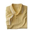Tricou polo cu mânecă scurtă din tricot piqué cu dungi pe mâneci și guler