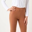 Colanți tip bootcut cu talie elastică