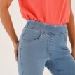 Strečové bootcut džegíny, pro vysokou postavu