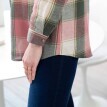 Hosszú, kockás flaneling
