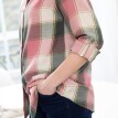 Hosszú, kockás flaneling