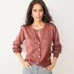 Cardigan tricotat cu punct