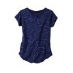Tricou lung cu mâneci scurte și imprimeu
