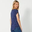 Tricou lung cu mâneci scurte și imprimeu