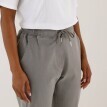 Pantaloni de trening cu talie elastică, din denim