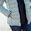 Nepremokavá prešívaná bunda na zips