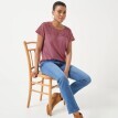 Tricou cu mânecă scurtă din dantelă