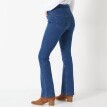 Pohodlné bootcut džegíny, pro malou postavu