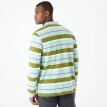 Tricou polo cu mânecă lungă, cu dungi, confecționat din tricot pique