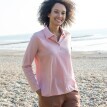Tricou polo din jerseu bicolor cu mâneci lungi