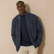 Sweter z dwustronnym zamkiem, 30% wełny