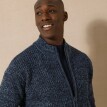 Sweter z dwustronnym zamkiem, 30% wełny