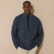 Sweter z dwustronnym zamkiem, 30% wełny