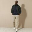 Cardigan căptușit călduros, tricotat fin cu 30% lână