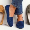 Mocasini din imitație de piele întoarsă