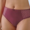 Komplet 2 jednokolorowych majtek maxi z bawełny i koronki Coria marki Confidence Lingerie