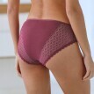 Komplet 2 jednokolorowych majtek maxi z bawełny i koronki Coria marki Confidence Lingerie