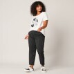 Pantaloni slim cu dungi 7/8