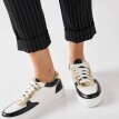 Pantaloni slim cu dungi 7/8