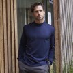 Tricou cu guler înalt, fleece periat
