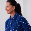 Szlafrok polarowy z nadrukiem gwiazdek