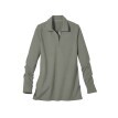 Tricou polo din jerseu bicolor cu mâneci lungi