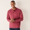 Tricou polo cu mânecă lungă, culoare uni