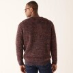 Sweter z okrągłym dekoltem, dzianina gładka z 30% wełny