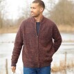 Sweter z dwustronnym zamkiem, 30% wełny