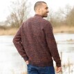 Sweter z dwustronnym zamkiem, 30% wełny