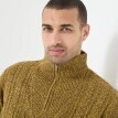 Sweter ze stójką na zamek
