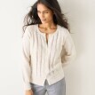 Cardigan ajurat