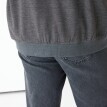 Bluza z okrągłym dekoltem, zapinana na suwak