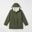 Parka s kapucí a sherpa podšívkou