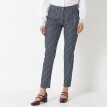 Úzké 7/8 kalhoty,, pruhovaný denim