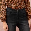 Blugi skinny cu talie înaltă, siluetă înaltă