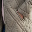 Prošívaná parka z mikrovlákna