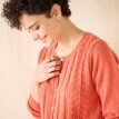 Cardigan ajurat