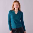 Sweter z kołnierzykiem polo