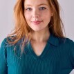 Sweter z kołnierzykiem polo