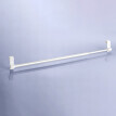 Bară de perdea + 2 cârlige 90-130 cm