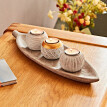 Set de 4 lumânări tip pastilă