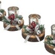 Adventi gyertyatartók, 4 darabos készlet
