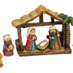 Scenă a Nașterii Domnului cu figurine, set de 11 piese
